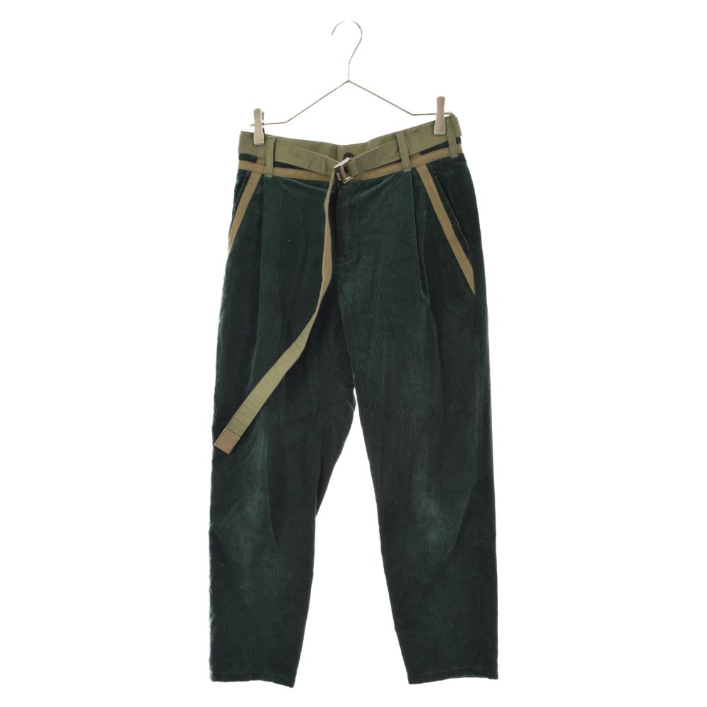 ＊サカイ sacai コーデュロイ ベルテッド パンツ ボトムス 2 sacai 21AW / コーデュロイ ベルテッドパンツ サイズ2｜Yahoo