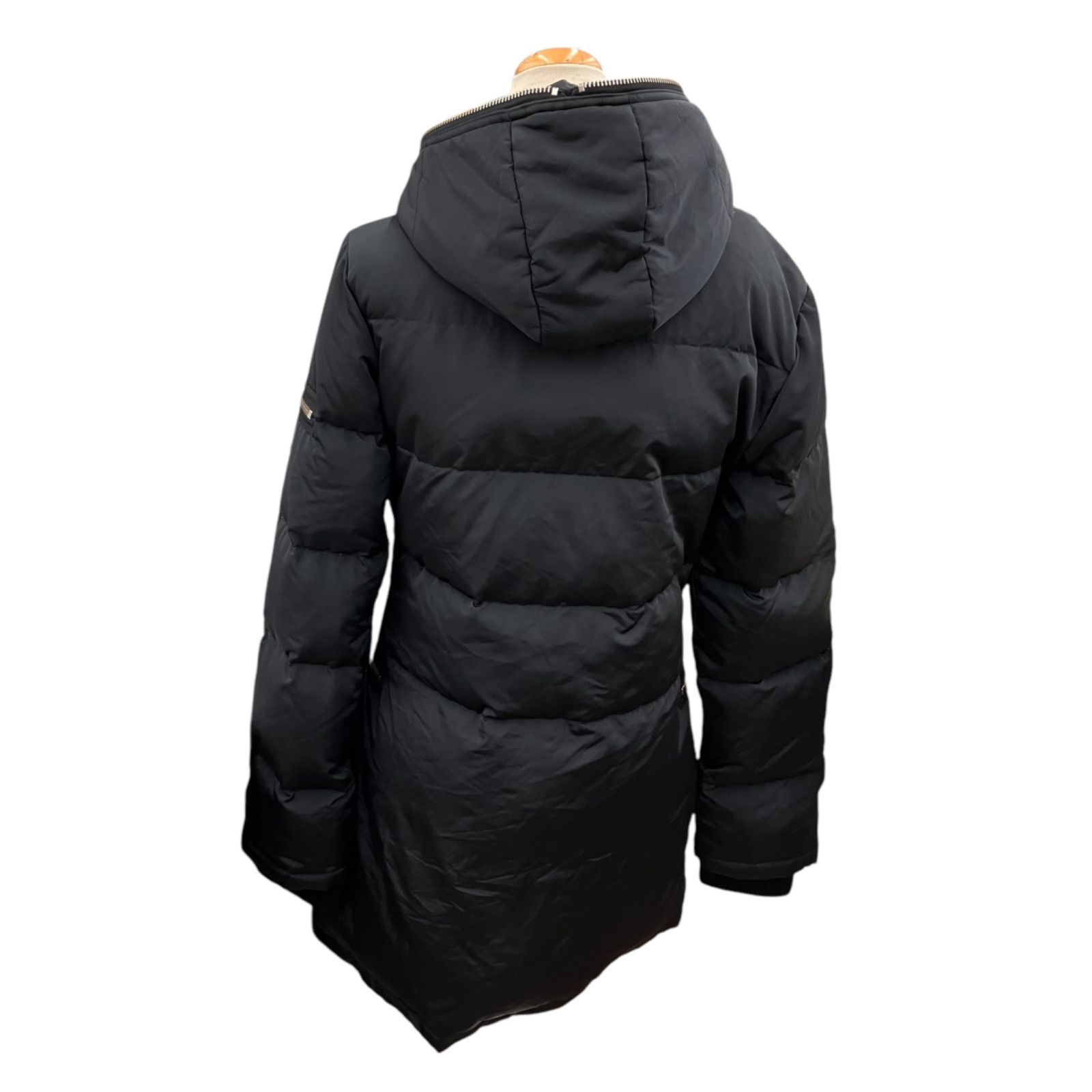 186000 adidas SLVR アディダスシルバー ロングダウンコート 黒 S 