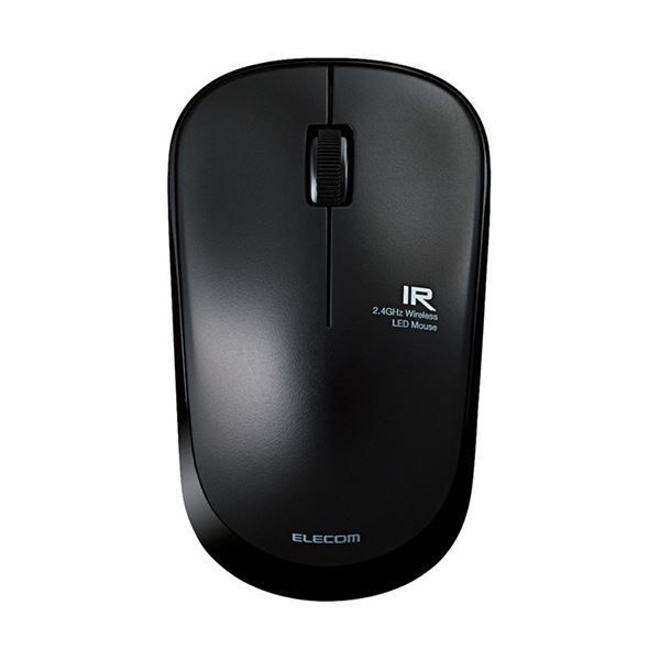 エレコム 3ボタン無線IRマウス ブラック M-IR07DRBK 1セット 5個