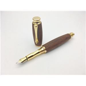 銘木材 万年筆|文房具 胡桃 ウォルナット 日本製 中太字 文具 オフィス用品 ステーショナリー