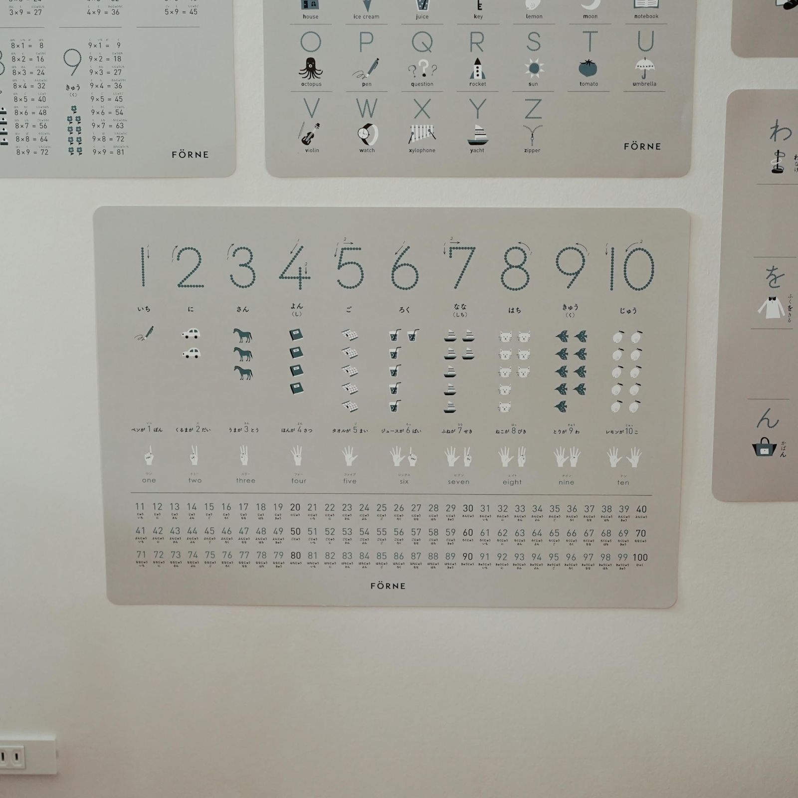 世界地図 お風呂の壁に貼れる耐水合成紙