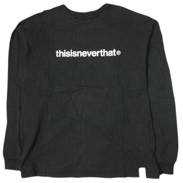 thisisneverthat ディスイズネバーザット LOGO L/S TEE ロゴ