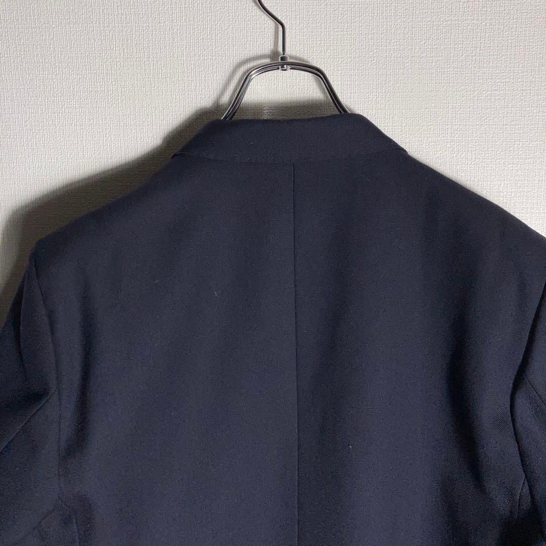 極美品】90s バーバリー 紺ブレ ダブル テーラードジャケット 金