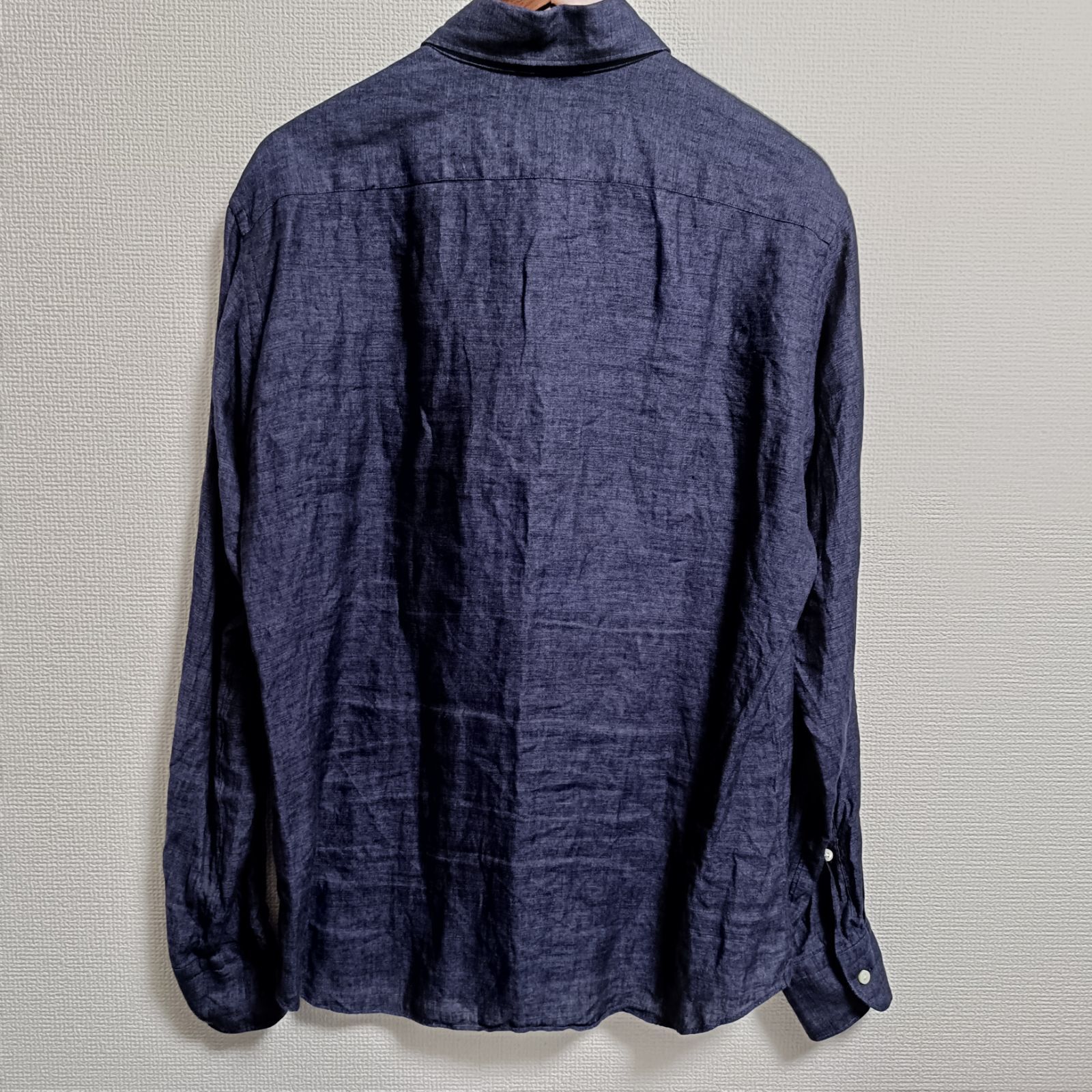 SHIPSシップスTESSITURAMONTI長袖シャツ レギュラーカラーリネン SHIPS（シップス） シャツ SHIPS: フレックスリネン レギュラーカラー