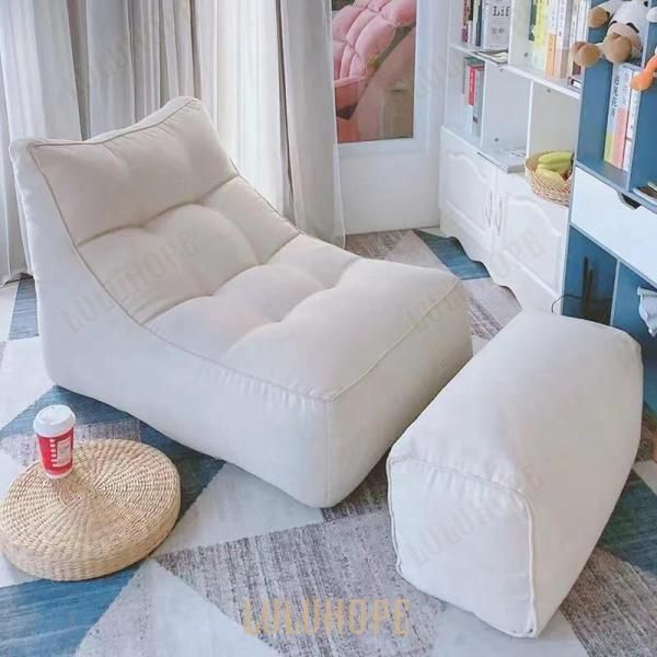 ビーズソファ 特大 ビーズクッション 大きい ソファ 一人掛け 洗える 軽量 椅子 座椅子 背もたれ オットマン おしゃれ ローソファ リビングDL03LYXおすすめ注目