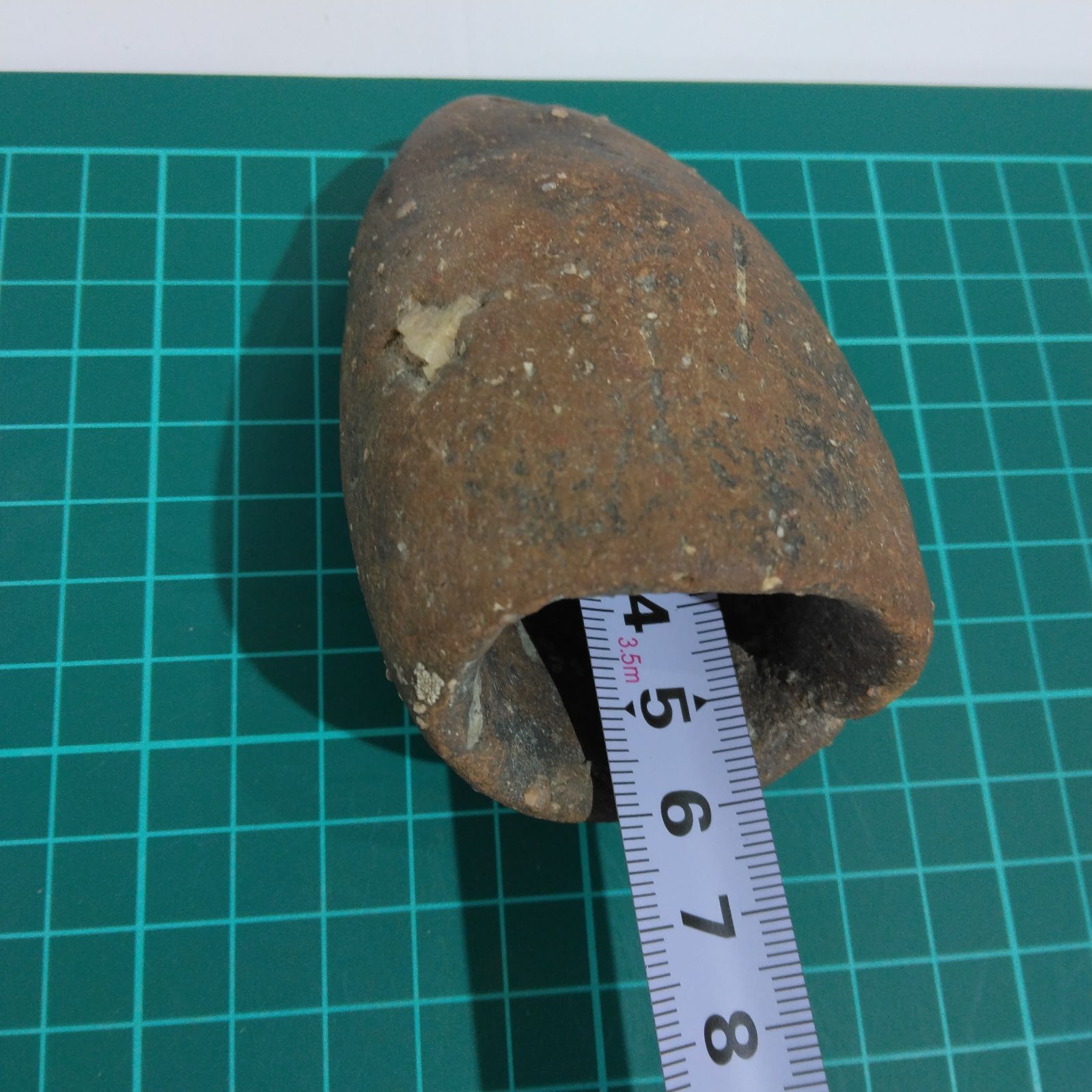 昔のタコ壺 備前焼 瀬戸内海 高さ10㎝ 160g イイダコ