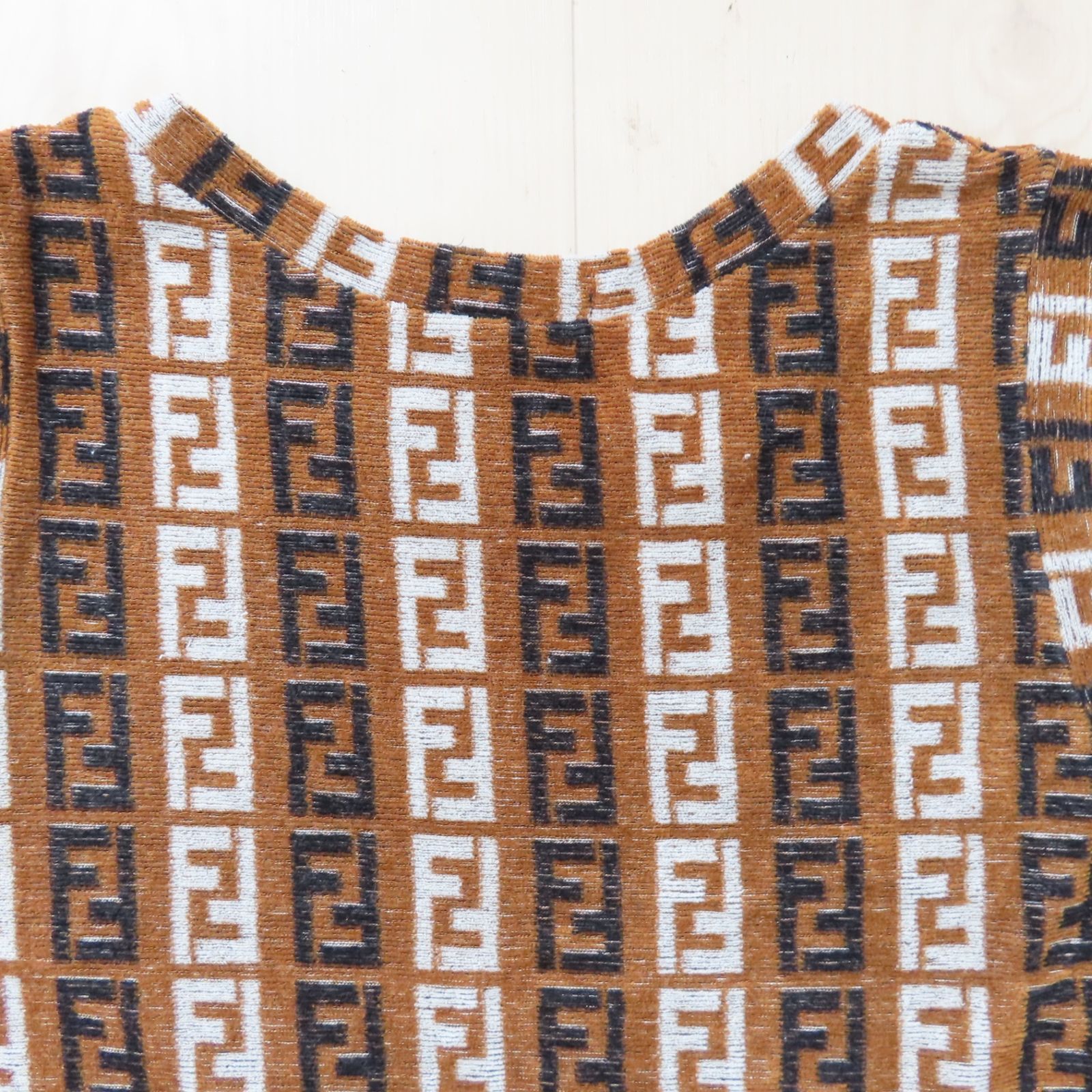 M09 FENDI フェンディ ズッカ パイル地 コットン/ナイロン  