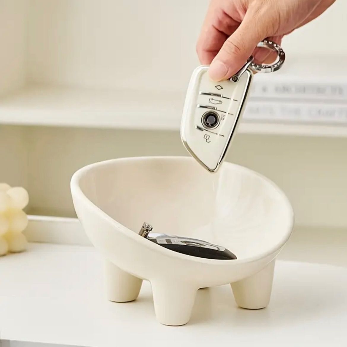 ディスプレイ用多目的トレイ 軽量陶器製