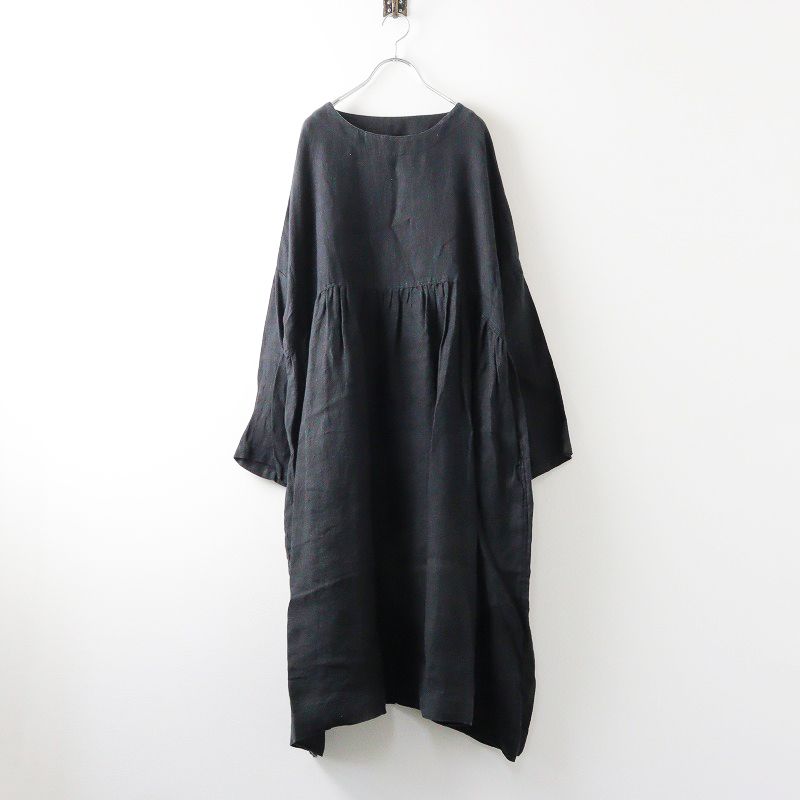 イチアンティークス ICHI Antiquite's リネン ギャザーワンピース