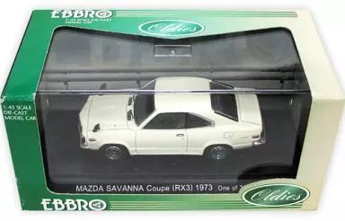 中古】ミニカー 1/43 MAZDA SAVANNA Coupe RX3 1973(ホワイト