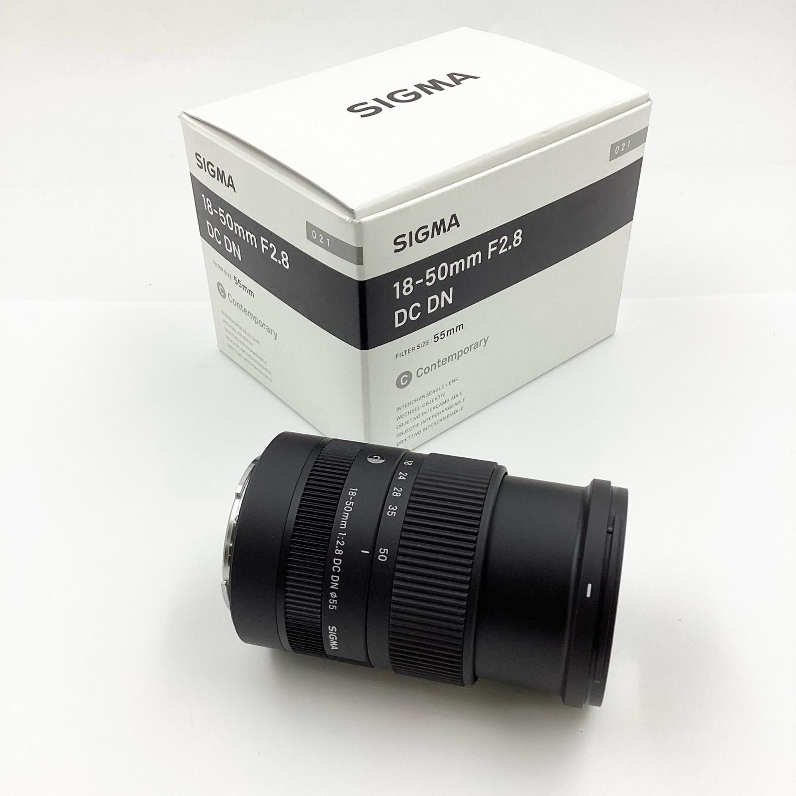 【全額返金保証】【最速発送】SIGMA Contemporary 18-50mm f2.8 DC DN SONY Eマウント 超美品 動作確認済