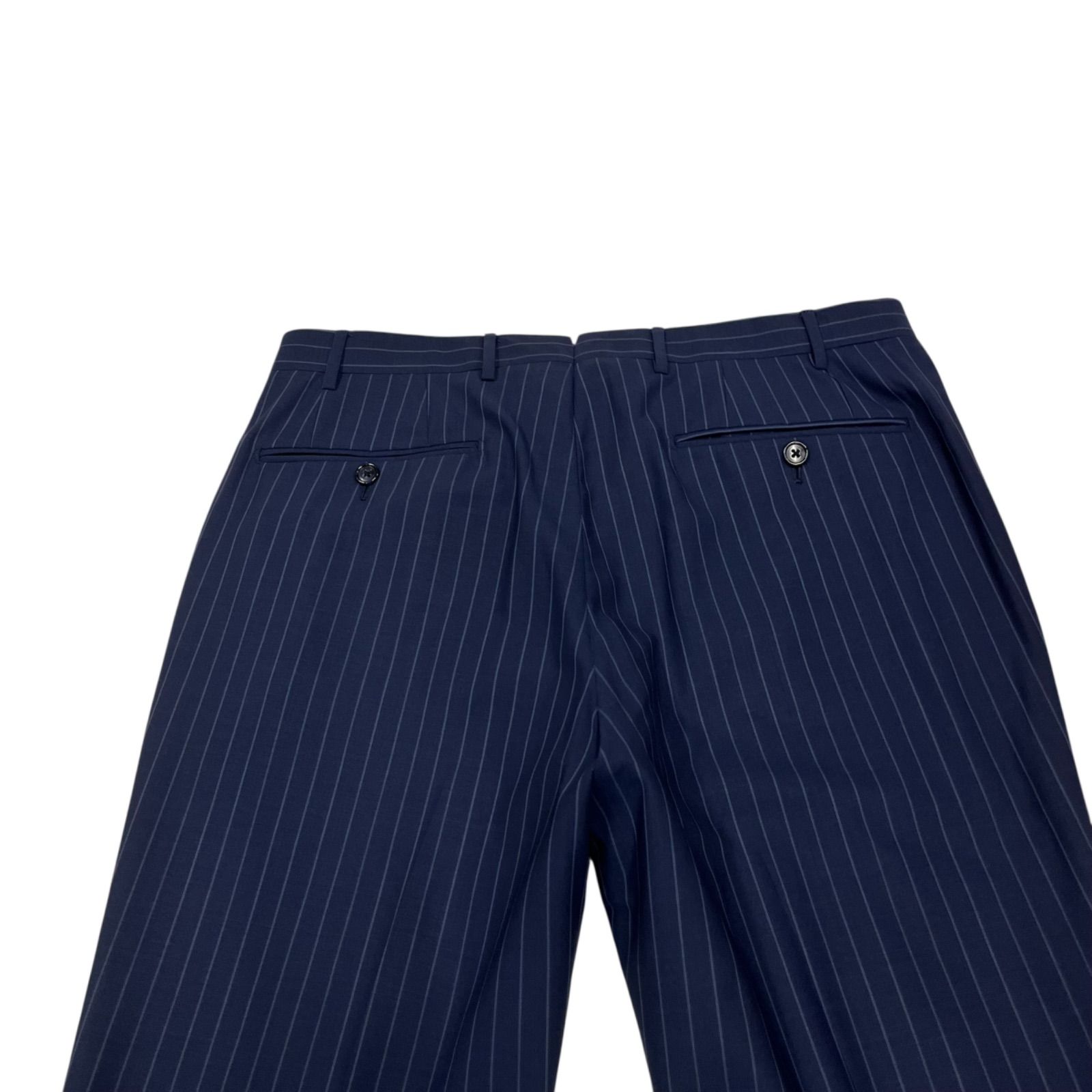 コルネリアーニ　茶系ストライプ 52 スーツ　美品 A02_9245602_04_7_2024092518093