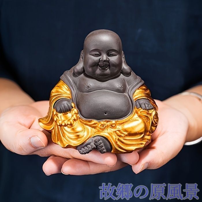 弥勒 菩薩 仏像 置物 布袋尊 土器 磁器 幸運 金運 健康運 出世運 商売繁盛 笑門来福 夫婦円満 子宝 無病息災 福徳円満 家内安全