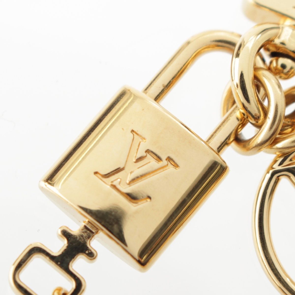 ルイヴィトン マイクロチャーム LVパドロック バッグ用 チェーン