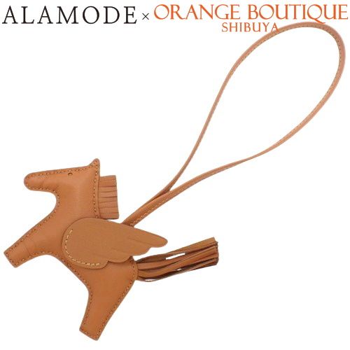 HERMES エルメス ロデオチャーム ペガサスPM ゴールド ブラウン茶 アニョーミロ スイフト W刻印 その他小物 バッグチャーム 馬モチーフ キーホルダー レディース 40803002627 アラモード