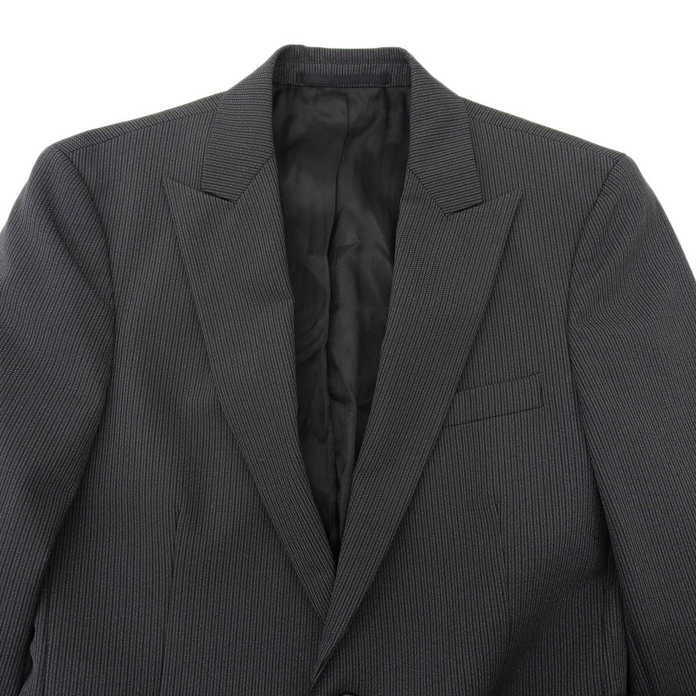 美品 PRADA ジャケット テーラード 美品 プラダ PRADA テーラードジャケット ウール素材 ネイビー L