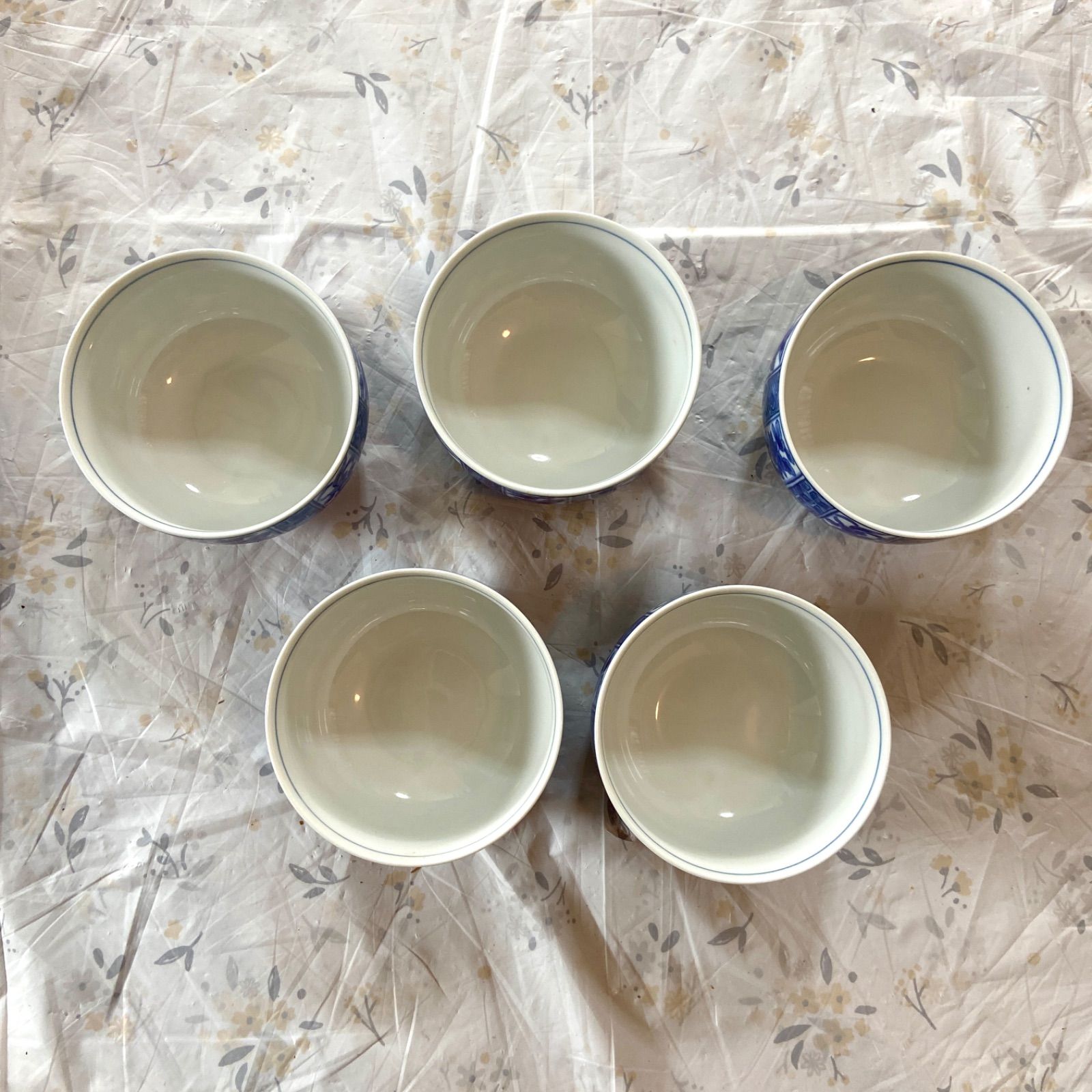 庫山窯 急須 湯呑み5客セット 庫山窯 煎茶揃 お茶呑茶碗 5客 和食器