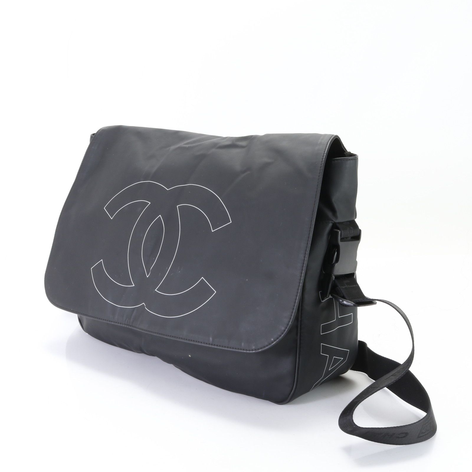 極美品 シャネル スポーツライン ココマーク ショルダーバッグ 斜め