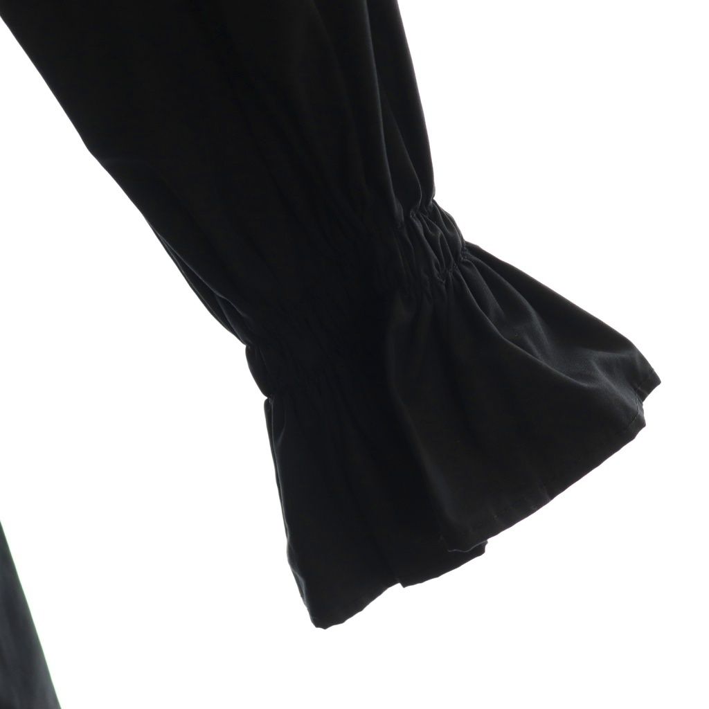 machatt リボンバックティアードドレス ロングワンピース　ブラック マチャット MACHATT リボンバックティアードドレス ワンピース