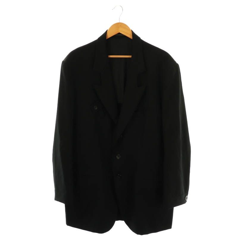 ヨウジヤマモトプールオム  HZ-J22-100 変形ラペルジャケット メンズ 4 ヨウジヤマモトプールオム YOHJI YAMAMOTO POUR HOMME 変形ラペル