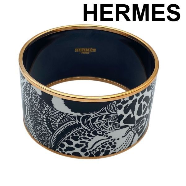 エルメスバングルアリゲーターコリエドシアンピンクエキゾチック2126