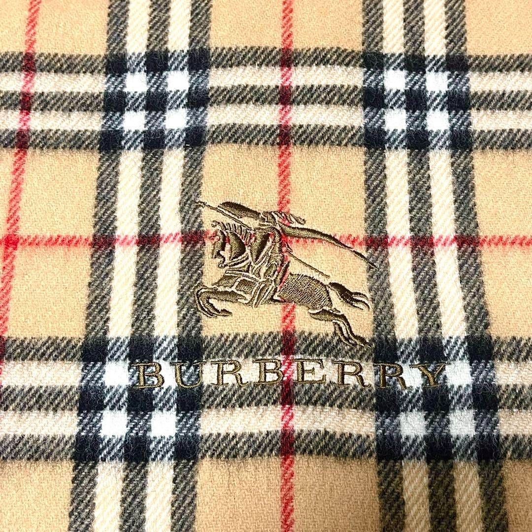 一点物 BURBERRY バーバリー ノバチェック ウール ブランケット 膝掛け