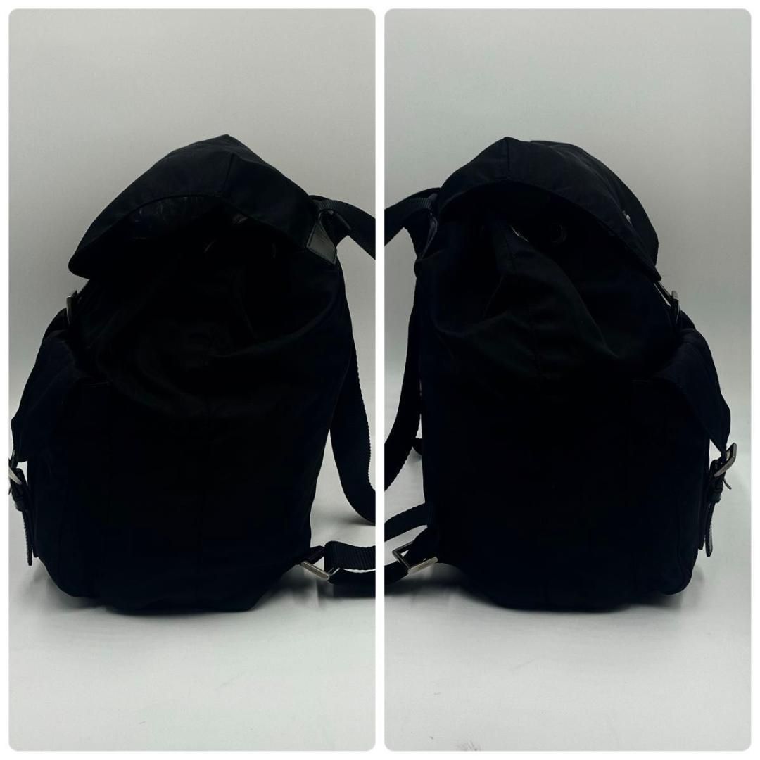 ✨極美品✨レア✨PRADA プラダ リュックサック ロゴ ナイロン ブラック PRADA（プラダ） バックパック リュックサック V318 TESSUTO MONTAGNE