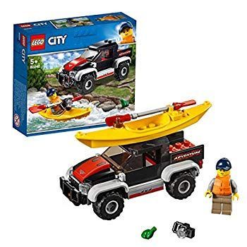 【中古】【非常に良い】レゴ(LEGO) シティ カヤックとオフロードカー 60240 ブロック おもちゃ 男の子 車 mxn26g8