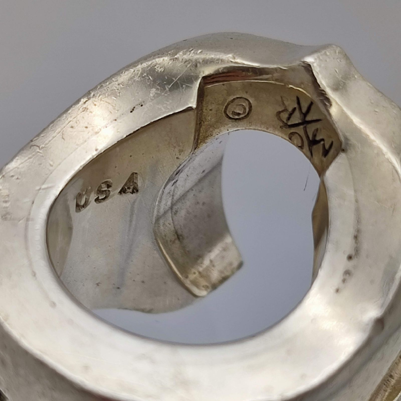 テンダーロイン ホースシューリング ダイヤ シルバー925 JP6号 US3.5