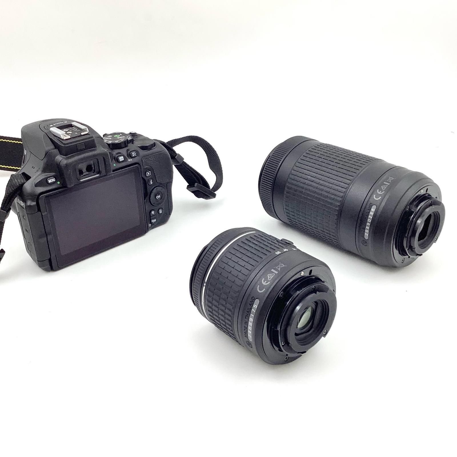 Nikon D5600 ダブルズームキット 保証書あり 美品 保証書あり美