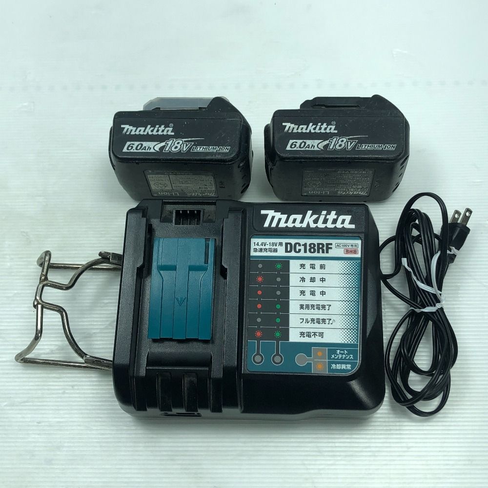 未使用 電池２個　マキタ 18Ｖ 充電式インパクトドライバ 6.0Ah　TD171DRGXB　ブラック　TD171DRGX　インパクトドライバ　コードレス　⑥ ◇◇MAKITA マキタ インパクトドライバ 充電器・充電池2個・ケース付