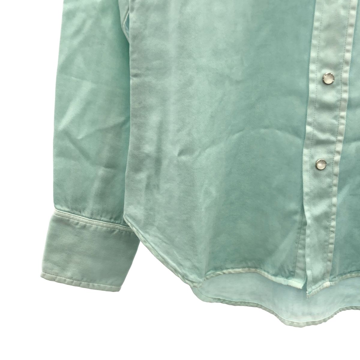 美品　MADISON BLUE シャツ　オーバーダイウエスタンシャツ MADISON BLUE / マディソンブルー | WESTERN SHIRT OVER DYED