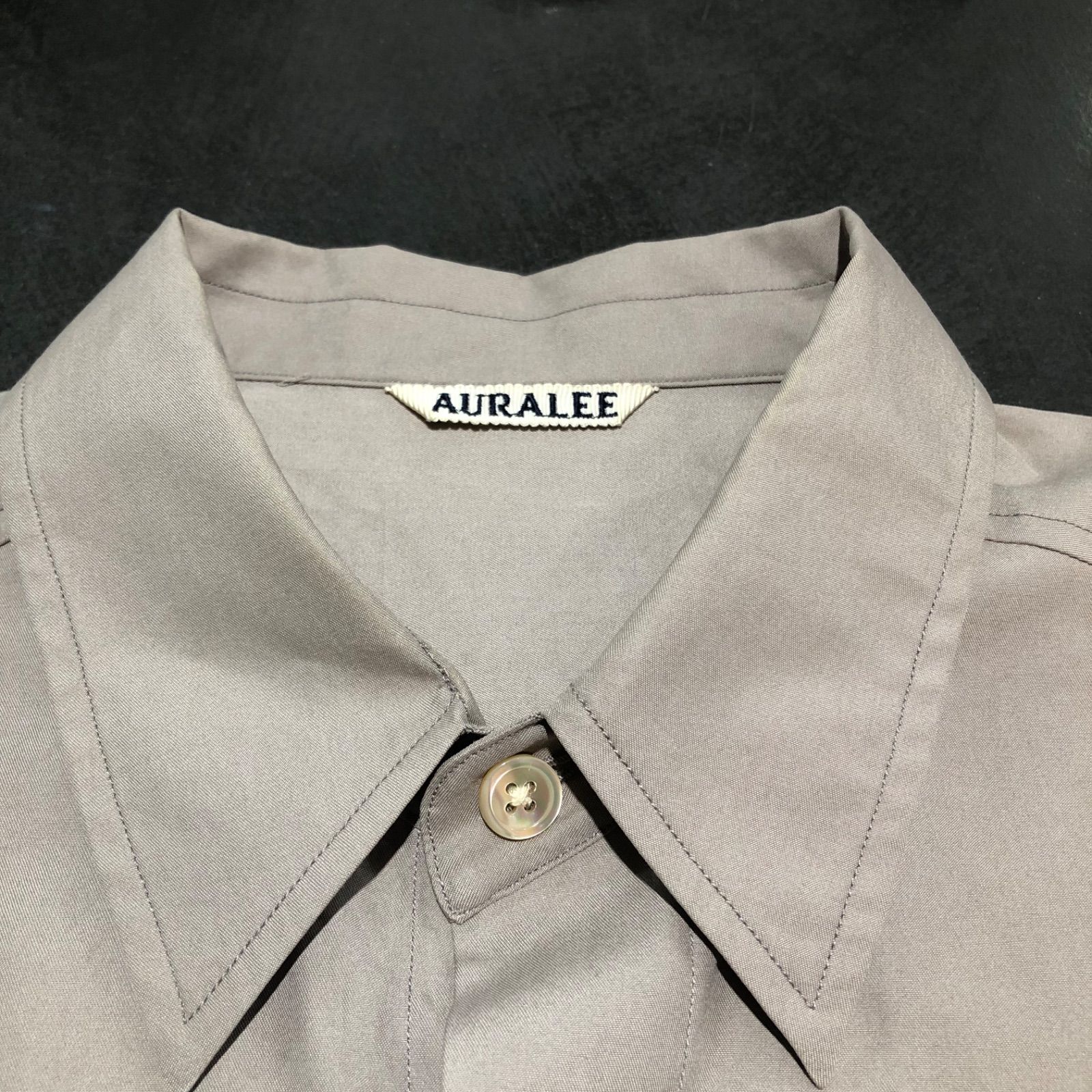 新しい WASHED オーラリー AURALEE FINX A20AS02TN SHIRTS BIG TWILL シャツ/ブラウス(半袖/袖なし)