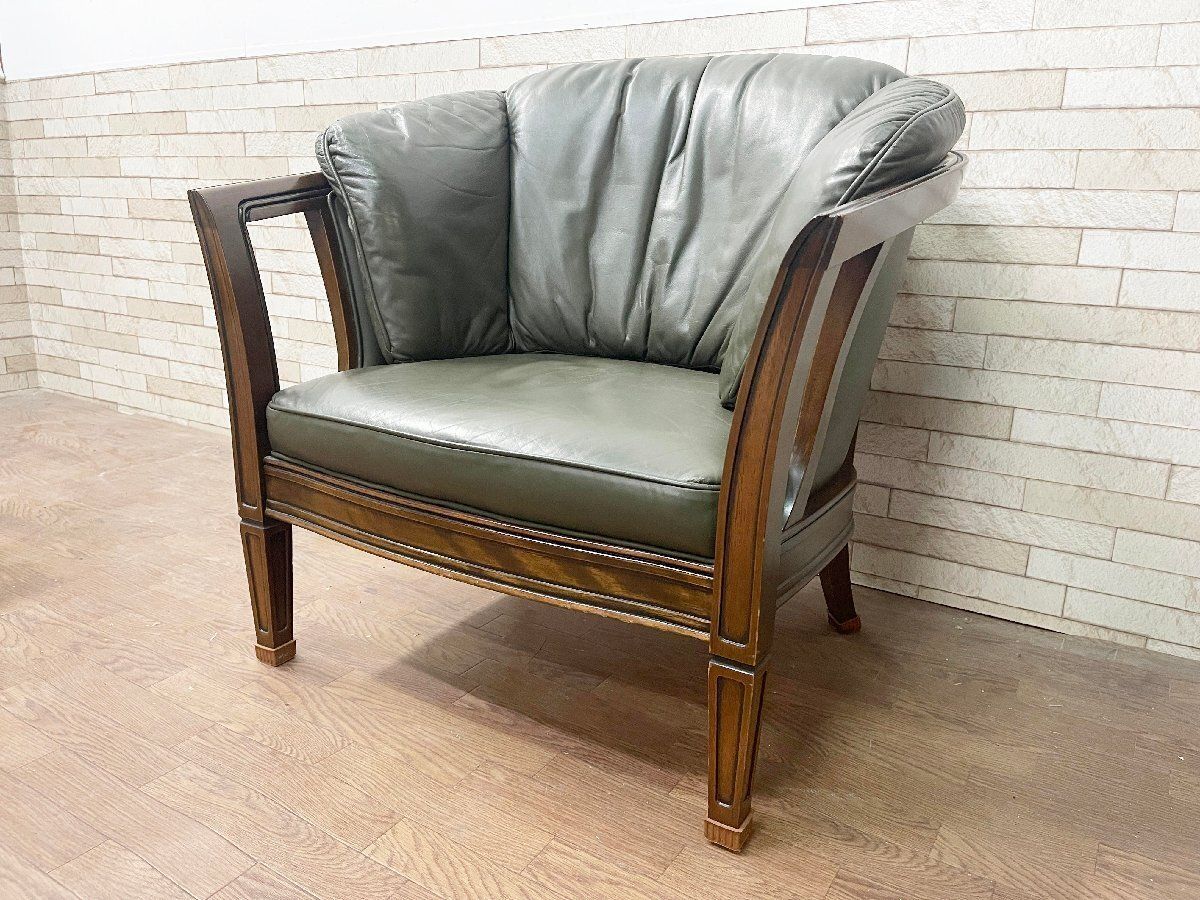 美品】maruni マルニ木工 地中海ロイヤル シャルル ソファ チェア④