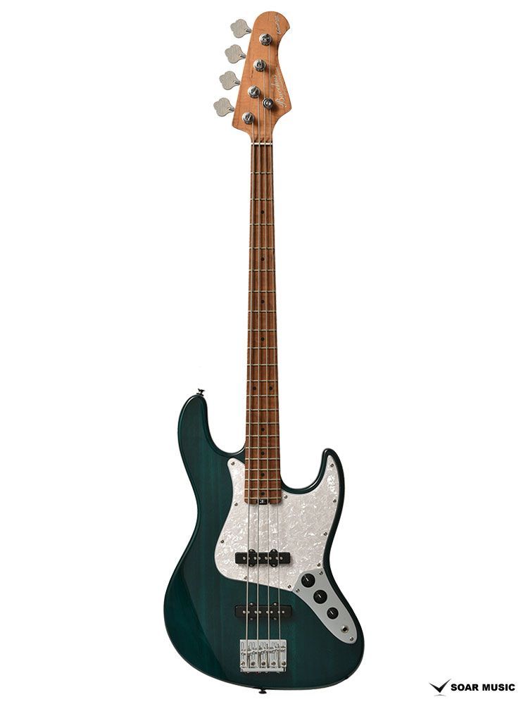 アウトレット Bacchus WL4-STD RSM S-MAB シースルーマリンブルー GI15405 約4.1kg バッカス エレキベース ローステッドメイプルネック ディンキーシェイプボディモデル