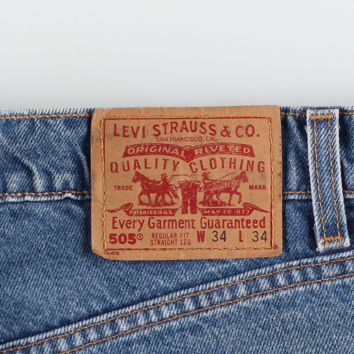 古着 90年代 リーバイス Levi's 505 REGULAR FIT STRAIGHT LEG ...