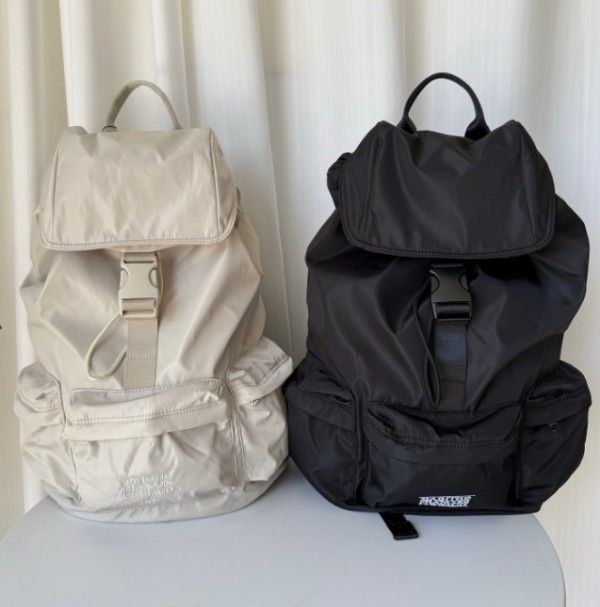 Marithe Francois Girbaud CLASSIC LOGO 3 POCKET BIG BACKPACK 韓国人気 バックパックリュック 2色選択可♪