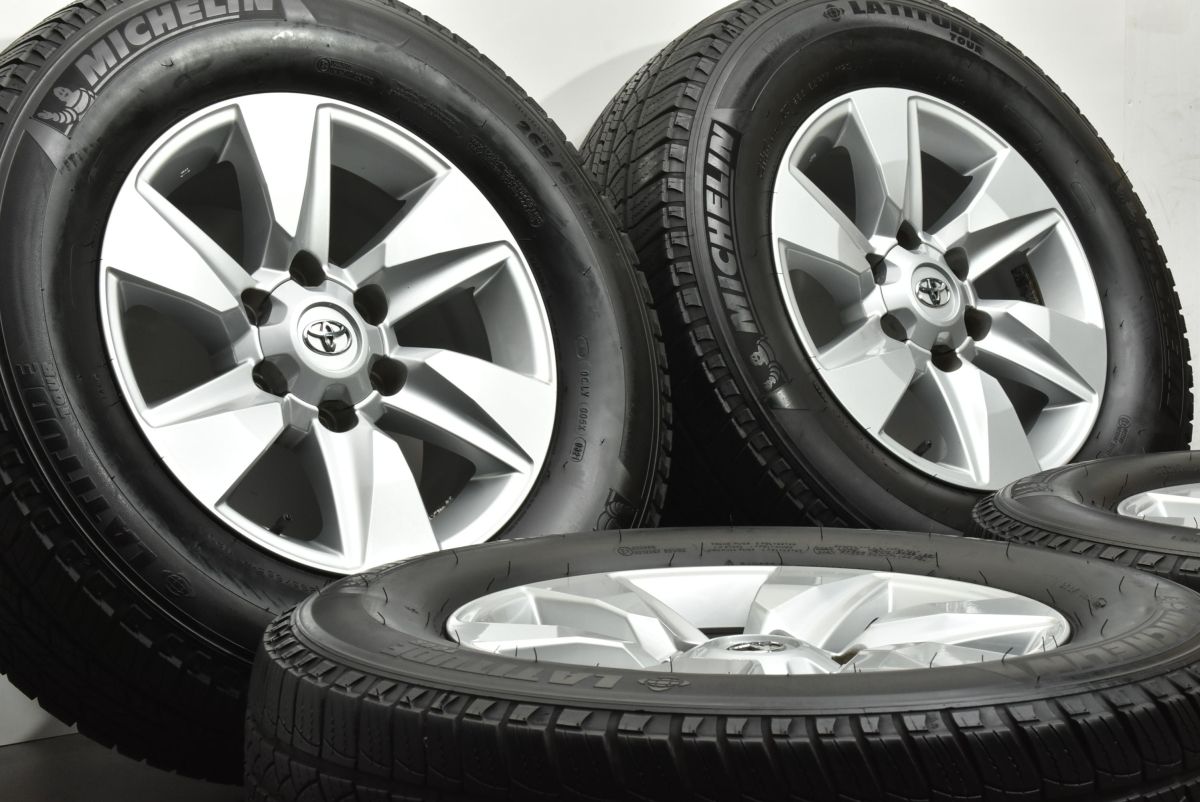交換用に】トヨタ 150 プラド 純正 17in 7.5J +25 PCD139.7