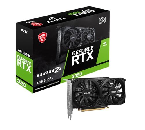 MSI GeForce RTX 3050 VENTUS 2X 6G OC (6GB GDDR6/PCI Express