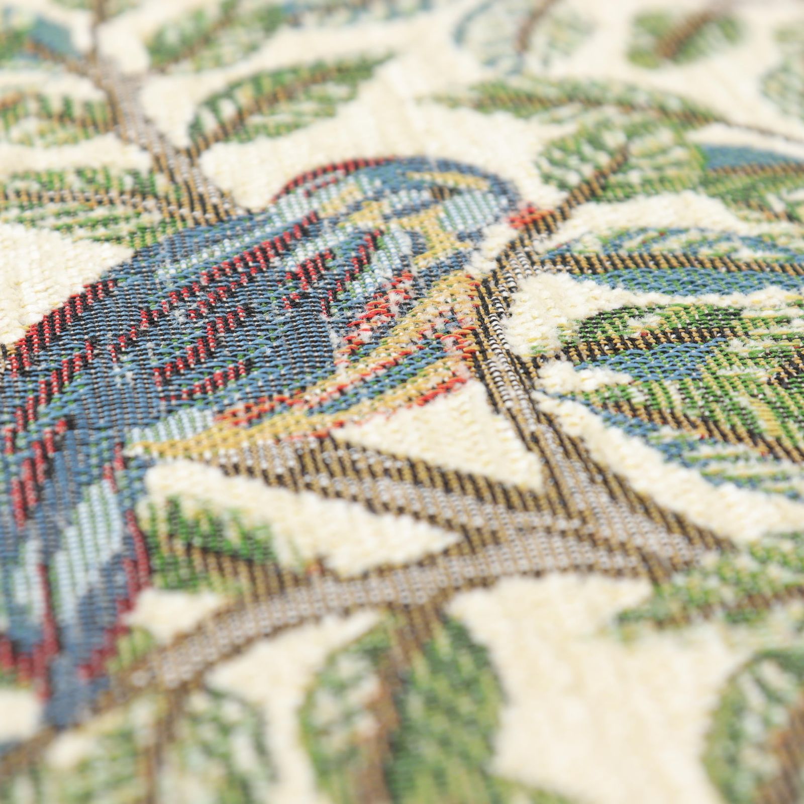 川島織物セルコン Morris Design studio モリスデザインスタジオ マット ケルムスコットツリー アイボリー 46X71cm FH1711A