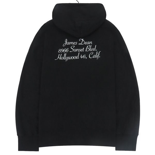 25SS新品2 sacai James Dean スウェット パーカー ブラック 25SS新品2 sacai James Dean スウェット パーカー ブラック