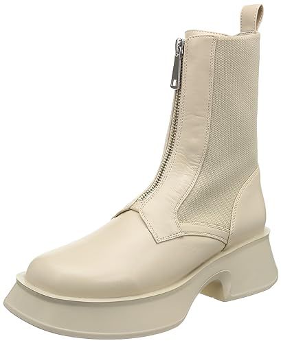 【新色追加】 イーボル ファッションブーツ スクエア厚底センタージップブーツ IV 短翌日配送。