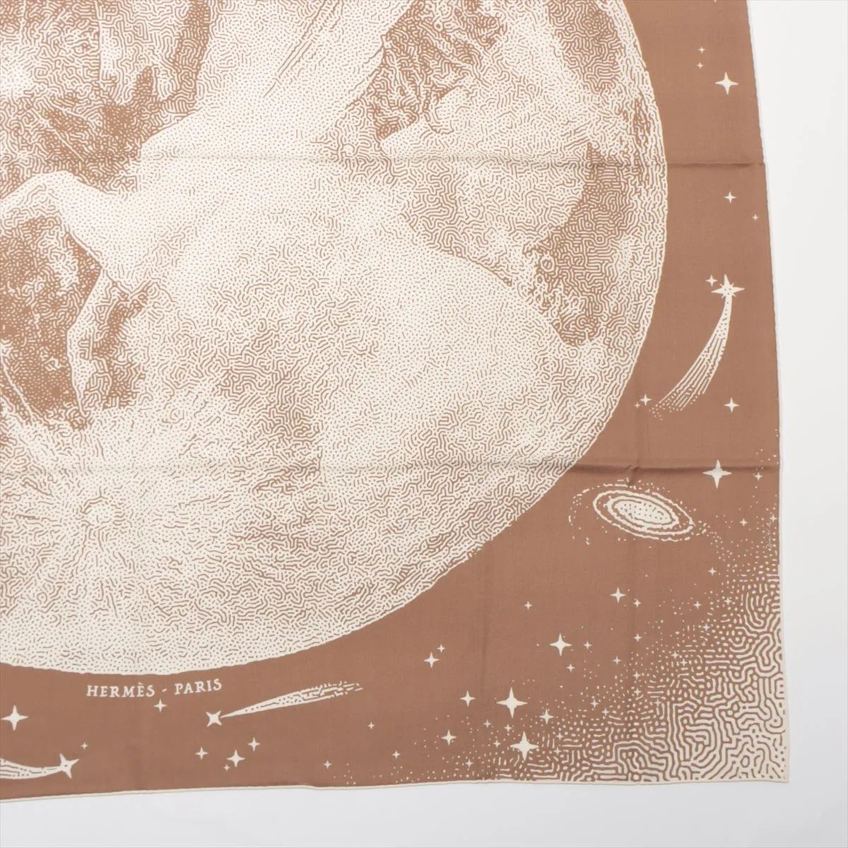 未使用 エルメス カレ ジェアン 140 CLAIR DE LUNE クレール