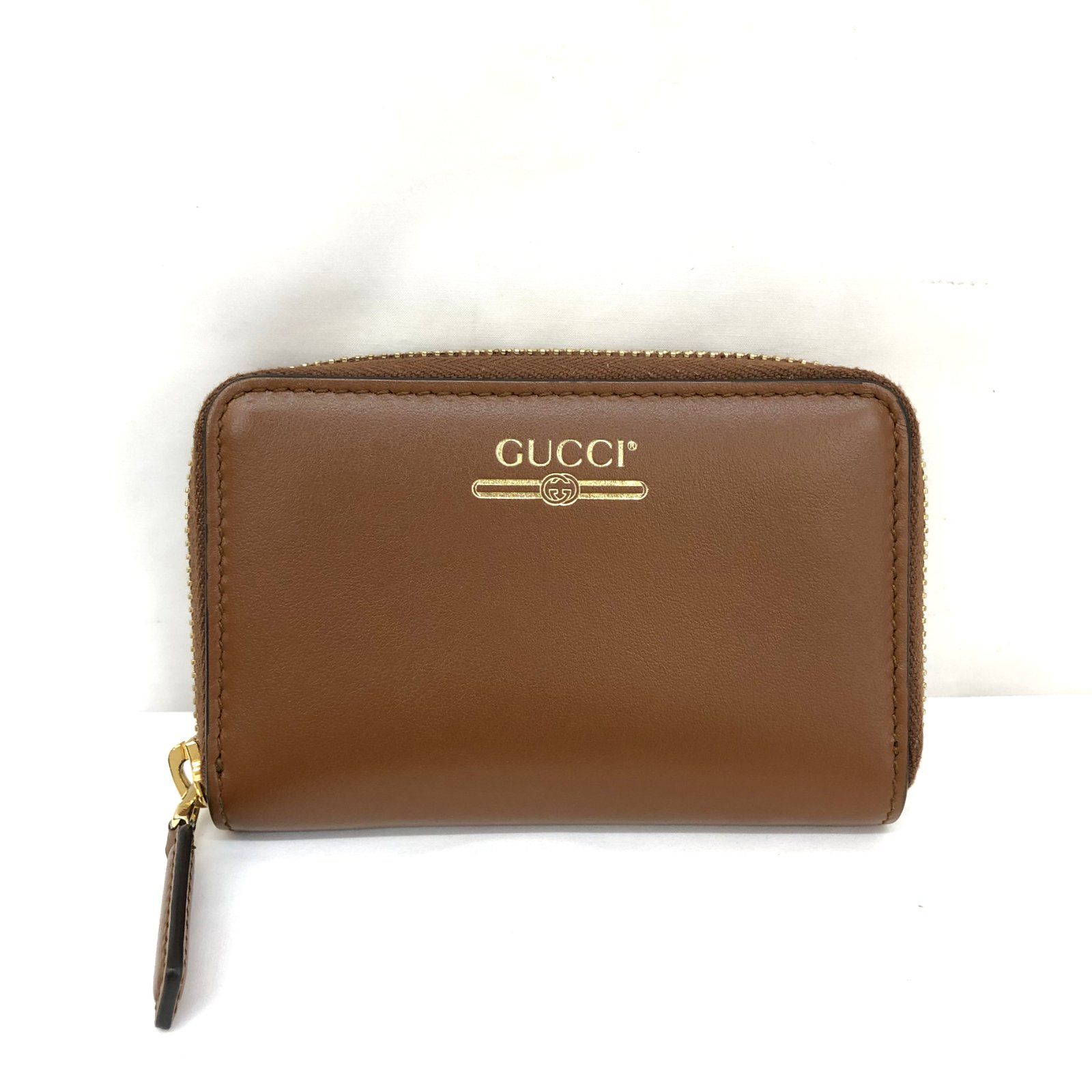 未使用に近い✨GUCCI シマ コインケース キーリング付き ファスナー