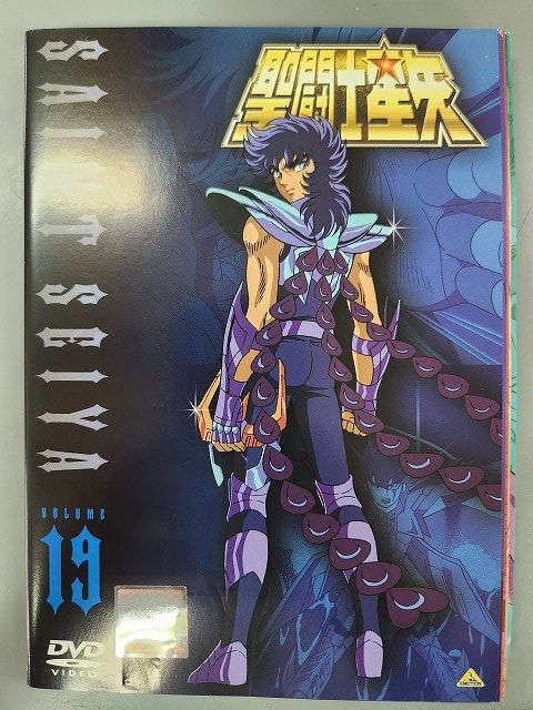 xs827 レンタルUP●DVD 聖闘士星矢 全19巻 ケース無|2 7巻再生不良有