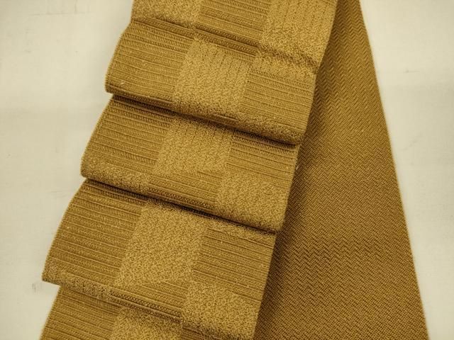 平和屋着物男性　角帯　幾何学文様　正絹　逸品　DAAL3210qp