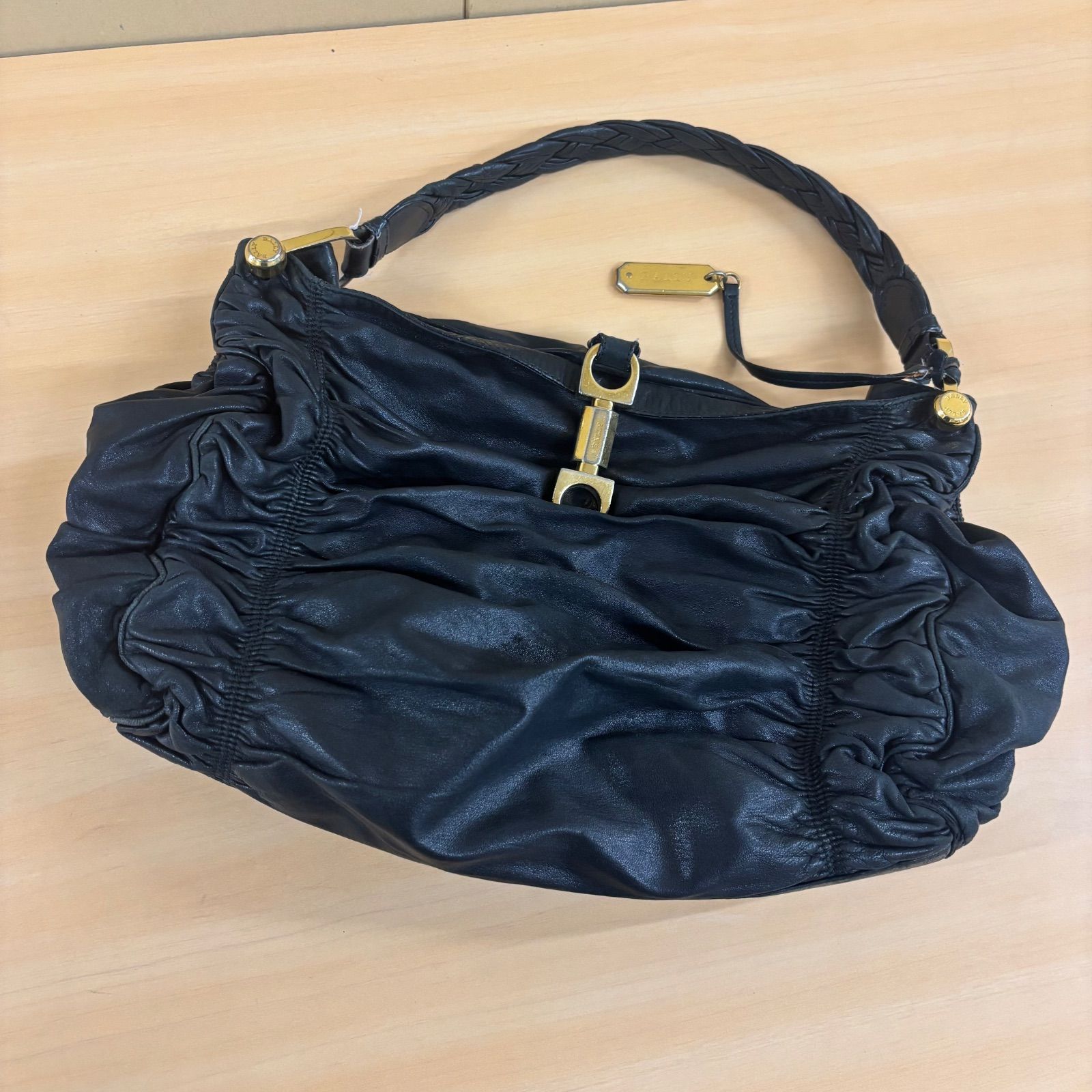 ◎BALLY バリー ワンショルダーバッグ ブラック 黒 ハンドバック