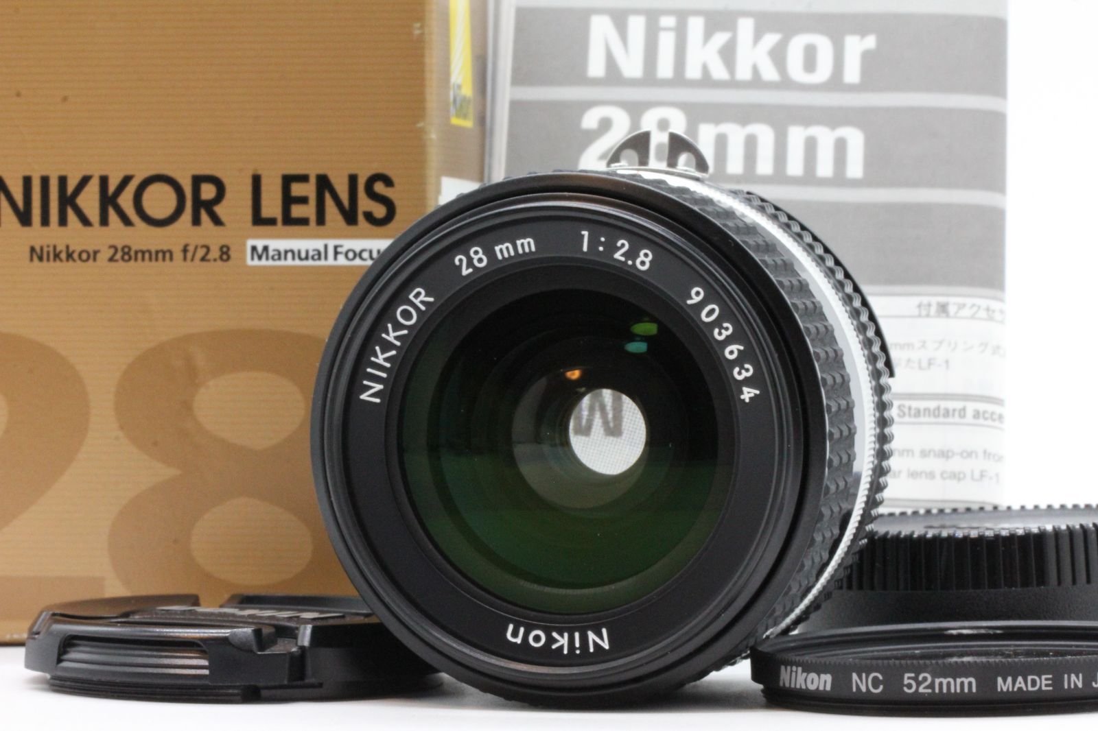 SIC Nikon Nikkor 28mm f/2 レンズ