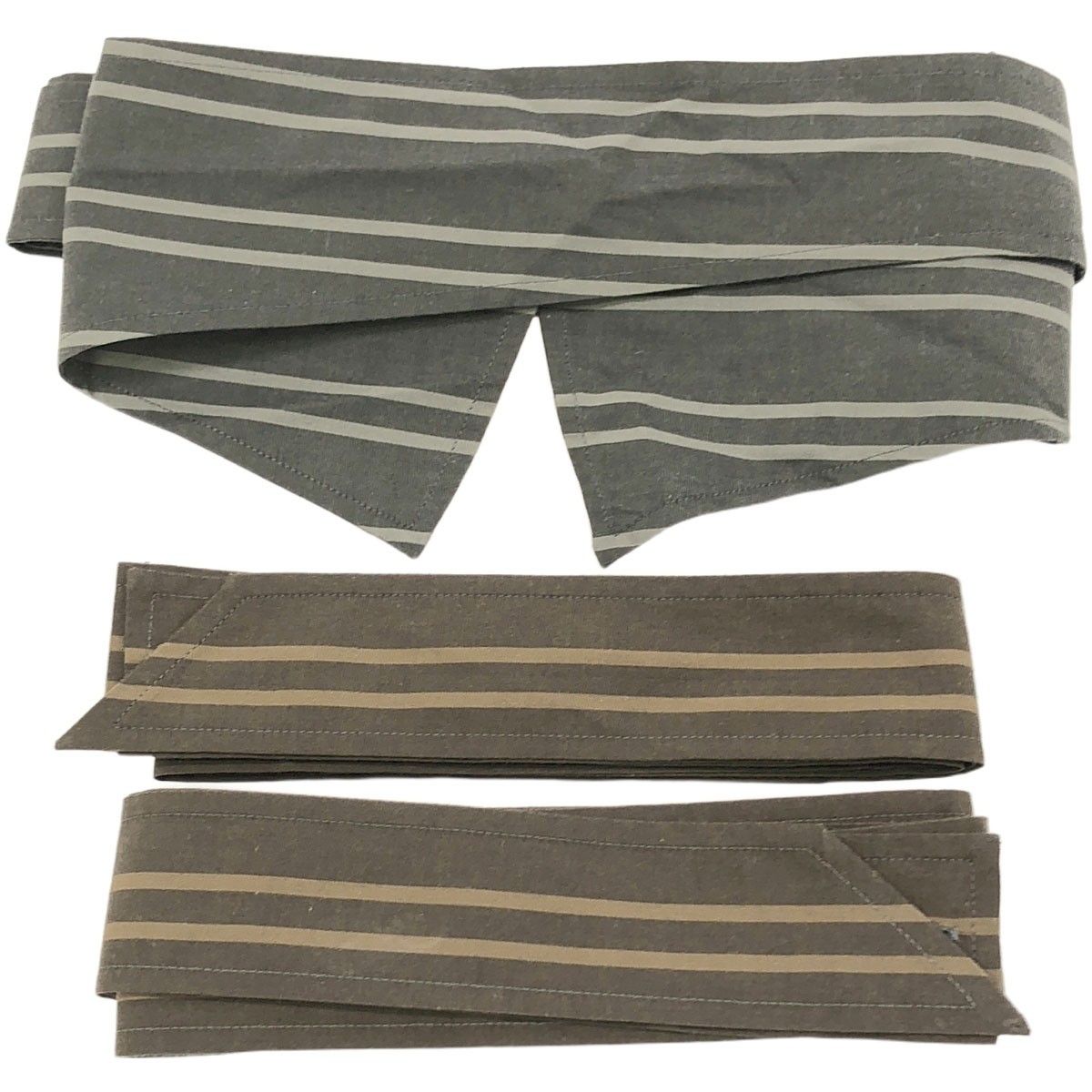 RequaL リコール 22SS マルチストライプ ベルテッドシャツジャケット  