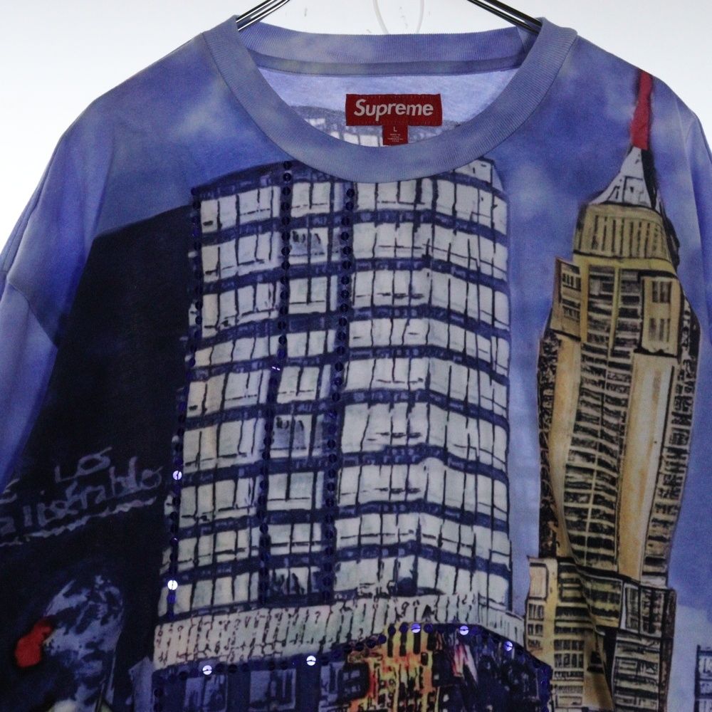 Supreme Skyline Sequin L/S Top Day Lシュプリーム スカイライン